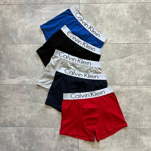 Чоловічі труси набір 5 шт Calvin Klein в подарунковому боксі, Розмір S, 047 047 фото