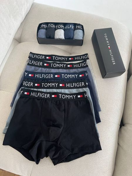 Чоловічі труси набір 5 шт Tommy Hilfiger в подарунковому боксі, Розмір S, 052 052 фото