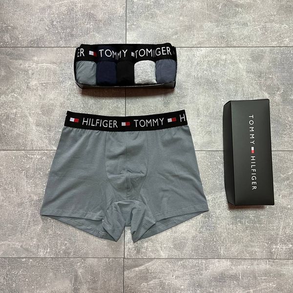 Чоловічі труси набір 5 шт Tommy Hilfiger в подарунковому боксі, Розмір S, 052 052 фото